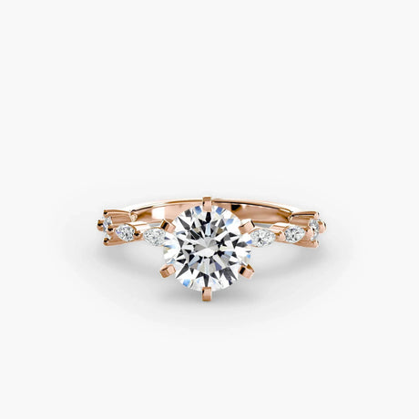 Solitaire with Eternity Pavé - 4Me1 