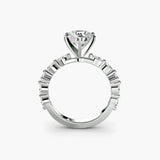 Solitaire with Eternity Pavé - 4Me1 