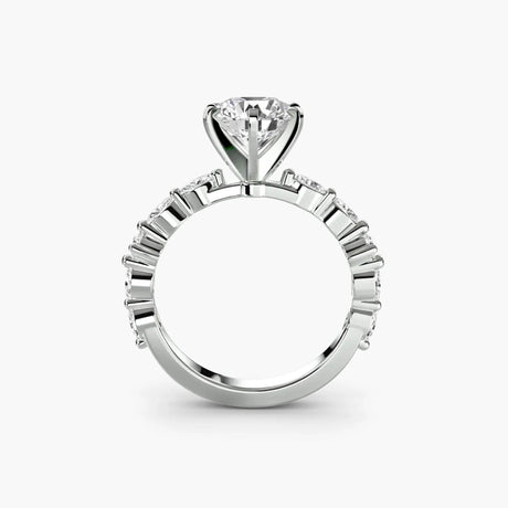 Solitaire with Eternity Pavé - 4Me1 