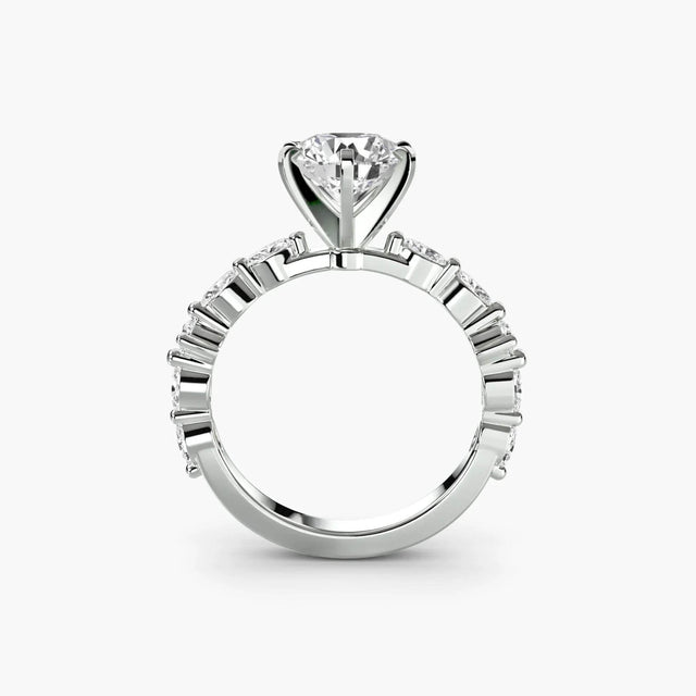 Solitaire with Eternity Pavé - 4Me1 