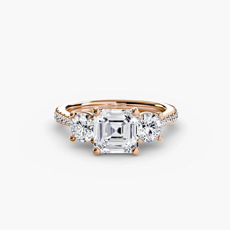 Three-Stone with Pavé Band - 4Me1 
