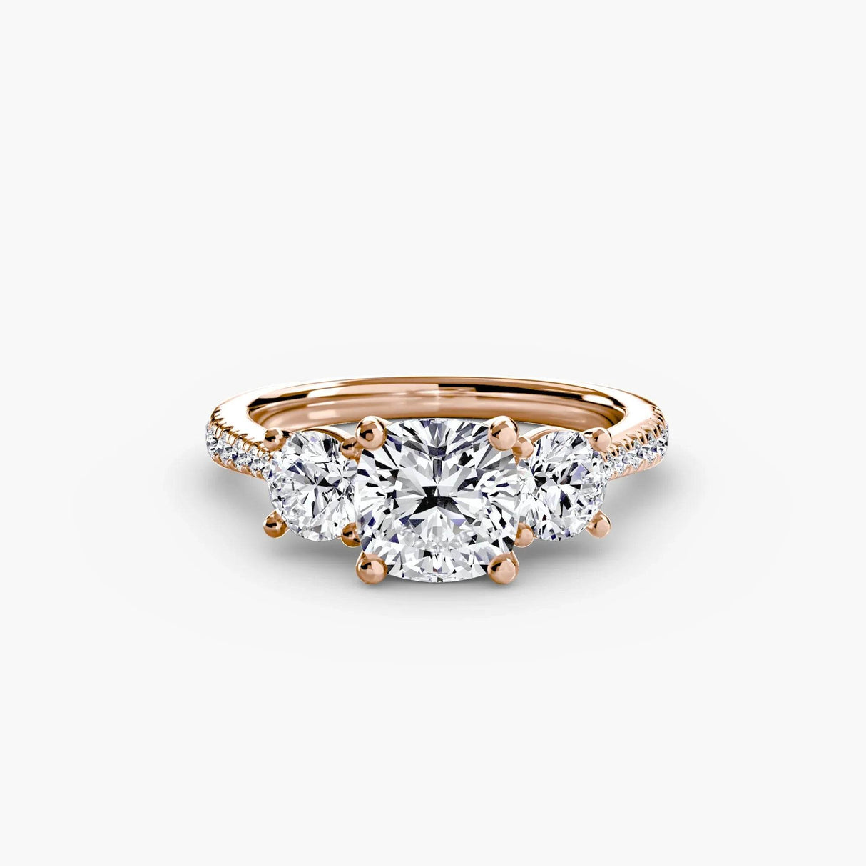 Three-Stone with Pavé Band - 4Me1 