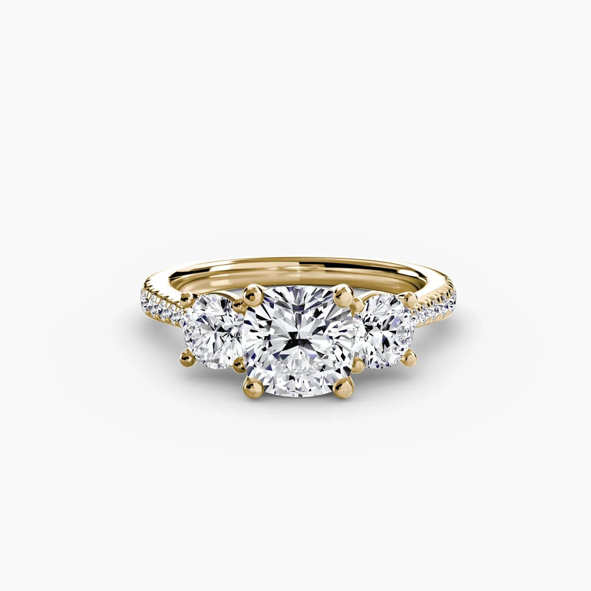 Three-Stone with Pavé Band - 4Me1 