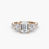 Three-Stone with Pavé Band - 4Me1 