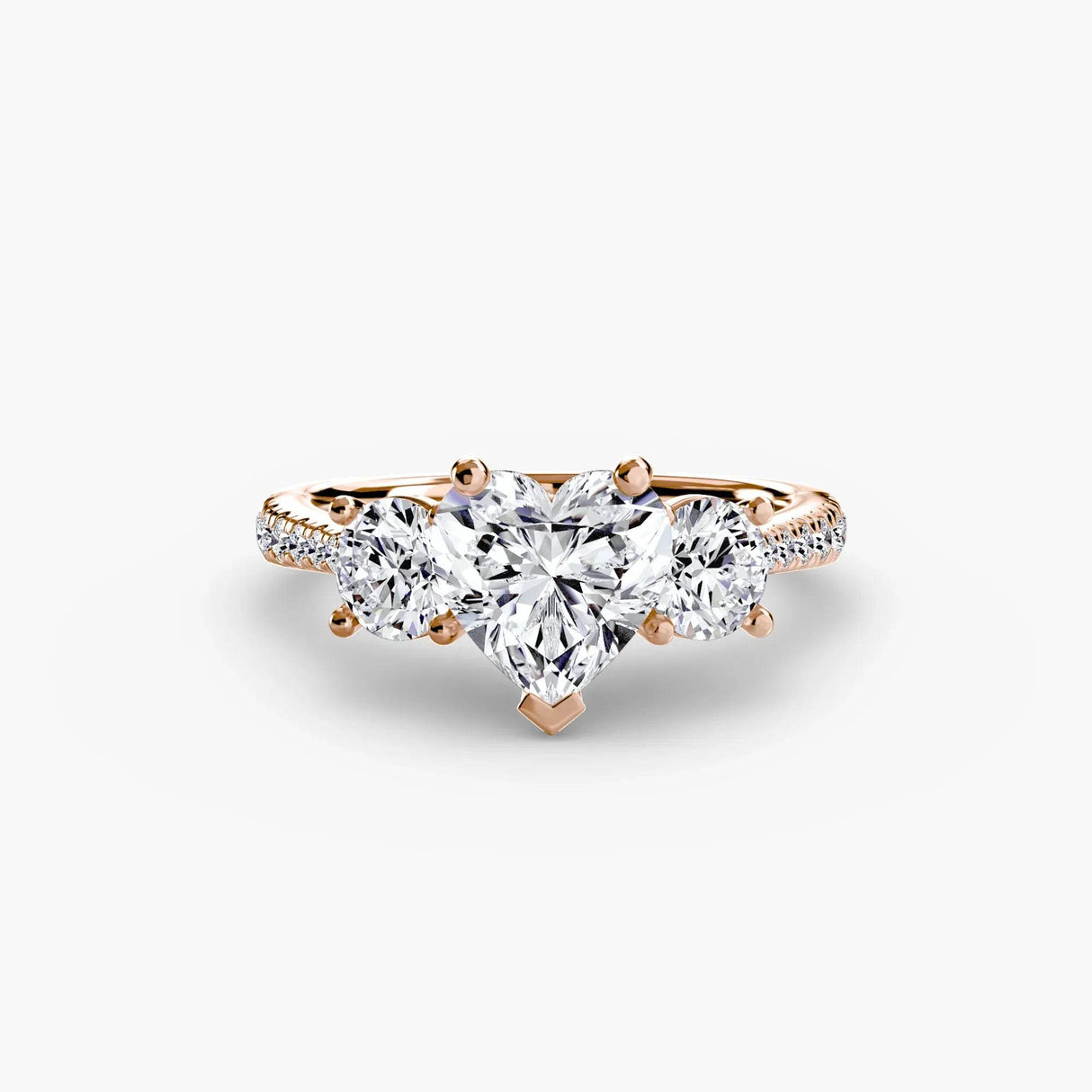 Three-Stone with Pavé Band - 4Me1 