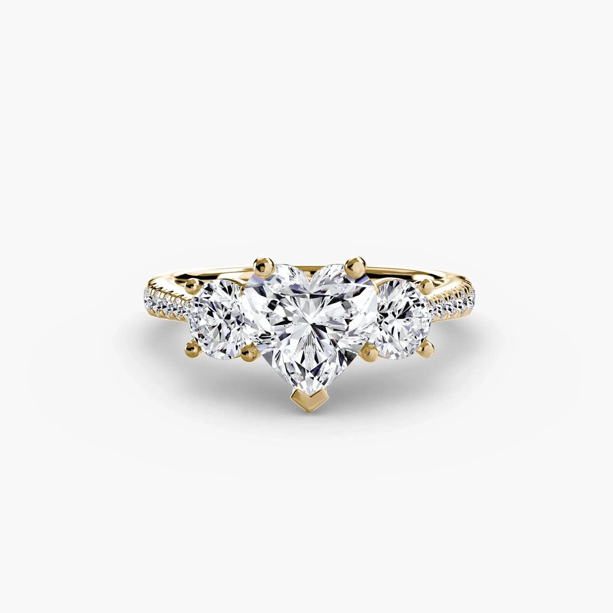 Three-Stone with Pavé Band - 4Me1 