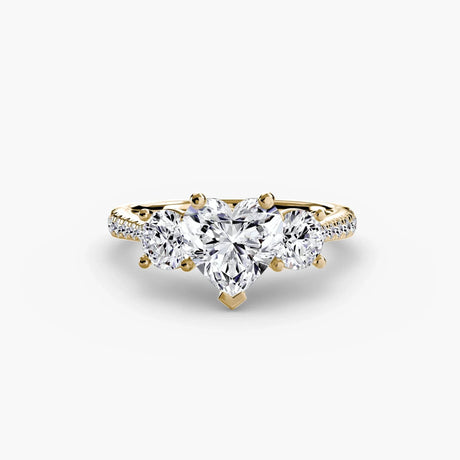 Three-Stone with Pavé Band - 4Me1 