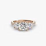Three-Stone with Pavé Band - 4Me1 