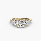 Three-Stone with Pavé Band - 4Me1 