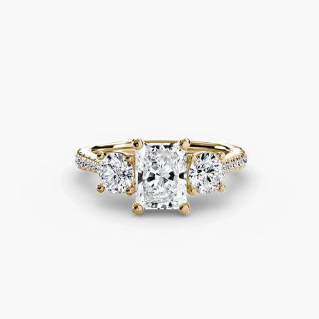 Three-Stone with Pavé Band - 4Me1 