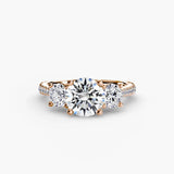 Three-Stone with Pavé Band - 4Me1 