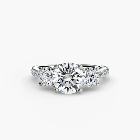 Three-Stone with Pavé Band - 4Me1 