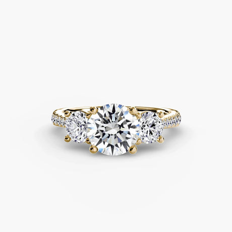 Three-Stone with Pavé Band - 4Me1 