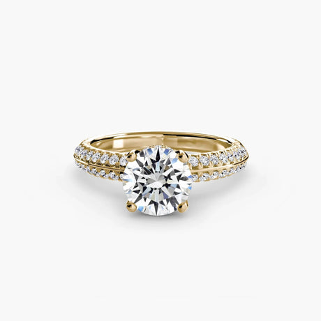 Solitaire with Pavé - 4Me1 