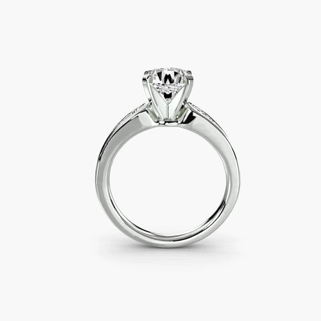 Solitaire with Pavé 2 - 4Me1 