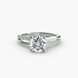 The Split Shank Pavé Solitaire - 4Me1 