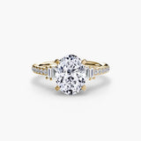 Solitaire with Pavé 4 - 4Me1 