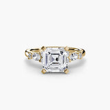 The Floral Accent Solitaire - 4Me1 