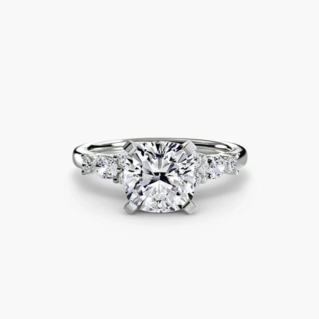 The Floral Accent Solitaire - 4Me1 