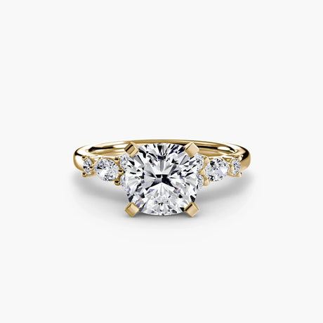 The Floral Accent Solitaire - 4Me1 