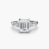 The Floral Accent Solitaire - 4Me1 
