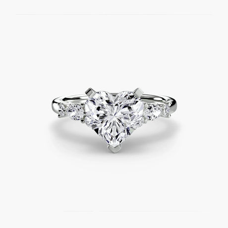 The Floral Accent Solitaire - 4Me1 