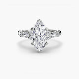 The Floral Accent Solitaire - 4Me1 