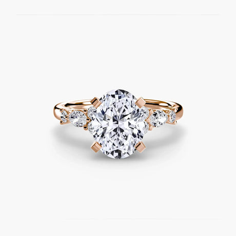 The Floral Accent Solitaire - 4Me1 