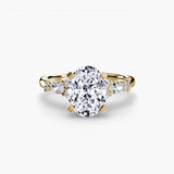 The Floral Accent Solitaire - 4Me1 