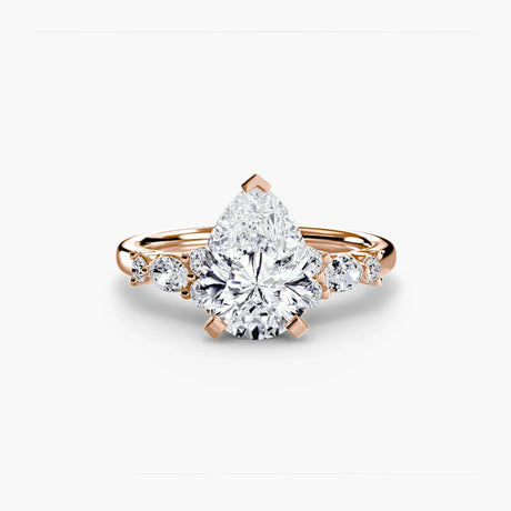 The Floral Accent Solitaire - 4Me1 
