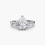 The Floral Accent Solitaire - 4Me1 