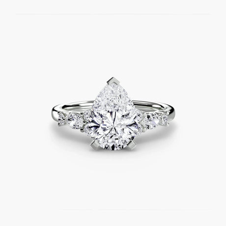 The Floral Accent Solitaire - 4Me1 