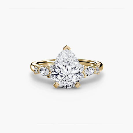 The Floral Accent Solitaire - 4Me1 