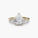 The Floral Accent Solitaire - 4Me1 