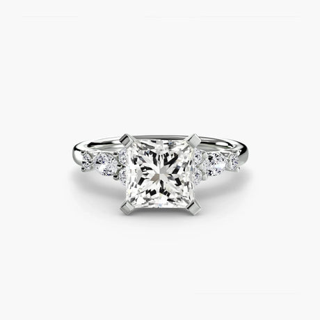 The Floral Accent Solitaire - 4Me1 