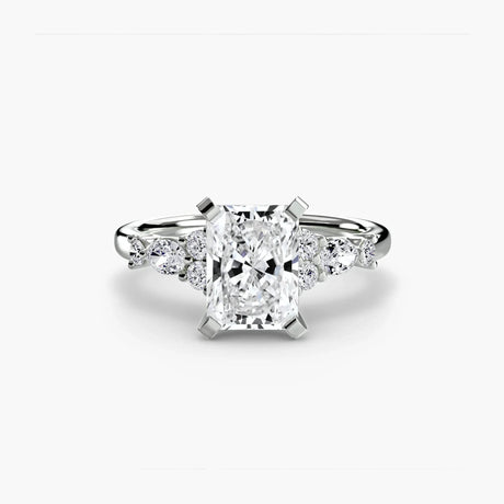 The Floral Accent Solitaire - 4Me1 