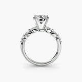 The Floral Accent Solitaire - 4Me1 