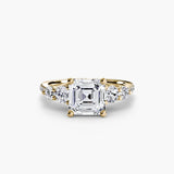 Five Stone Ring with Pavé Band - 4Me1 