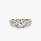 Five Stone Ring with Pavé Band - 4Me1 
