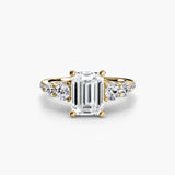Five Stone Ring with Pavé Band - 4Me1 