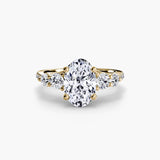 Five Stone Ring with Pavé Band - 4Me1 