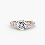 Five Stone Ring with Pavé Band - 4Me1 