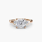 Baguette Accent Solitaire - 4Me1 