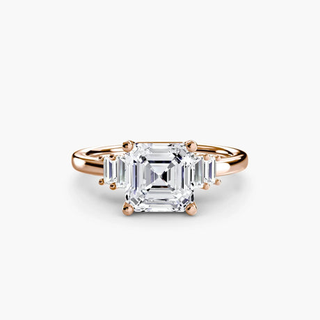 Baguette Accent Solitaire - 4Me1 