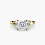 Baguette Accent Solitaire - 4Me1 
