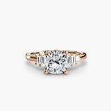 Baguette Accent Solitaire - 4Me1 
