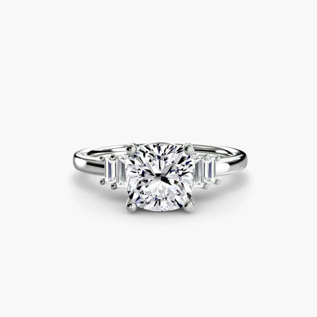 Baguette Accent Solitaire - 4Me1 