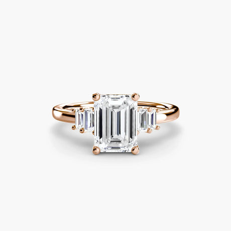 Baguette Accent Solitaire - 4Me1 