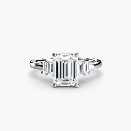Baguette Accent Solitaire - 4Me1 