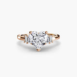 Baguette Accent Solitaire - 4Me1 